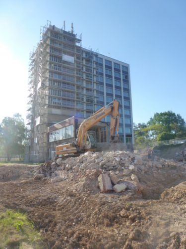 Die Bagger rücken an